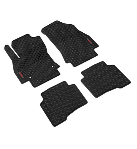 Set tappetini su misura eco gomma Pilot per Fiat Fiorino Qubo dal 2008