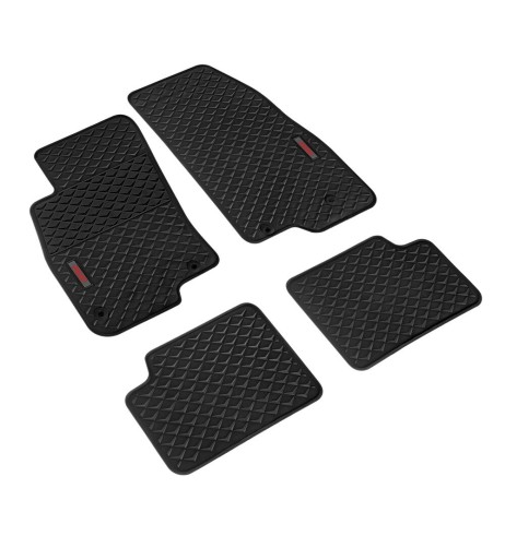 Set tappetini su misura eco gomma Pilot per Fiat Grande Punto 3 5p 2005 201