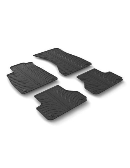 Set tappetini su misura gomma profumati Audi A4 dal 2015