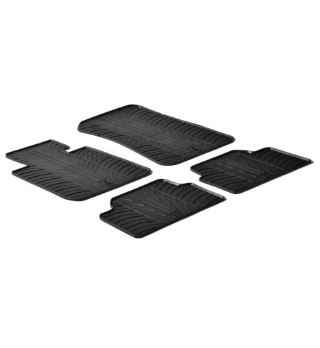 Set tappetini su misura gomma per BMW Serie 1 E81 E87 2004 2012