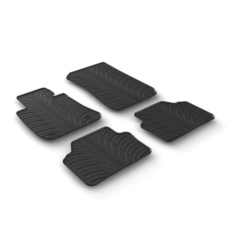 Set tappetini su misura gomma per BMW Serie 3 E90 E91 2005 2012