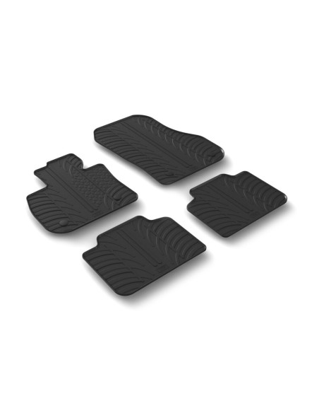 Set tappetini su misura gomma per Bmw X1 U11 automatico dal 2022