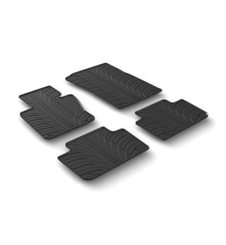 Set tappetini su misura gomma per BMW X3 E83 2004 2010