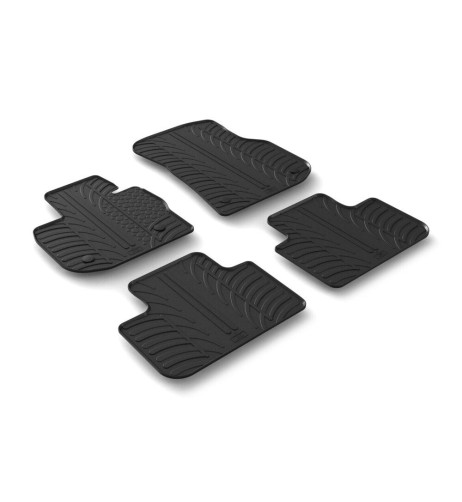 Set tappetini su misura gomma per Bmw X4 G02 cambio automatico dal 2018