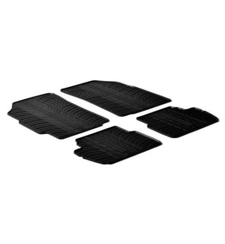 Set tappetini su misura gomma per CHEVROLET Spark 2010 2015