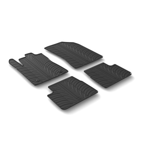 Set tappetini su misura gomma per Citroen C3 2016 2024