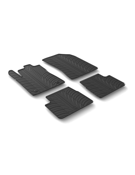 Set tappetini su misura gomma per Citroen C3 2016 2024