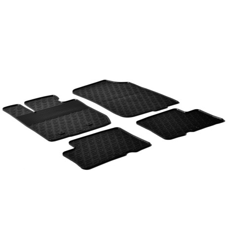 Set tappetini su misura gomma per DACIA Duster 2010 2017