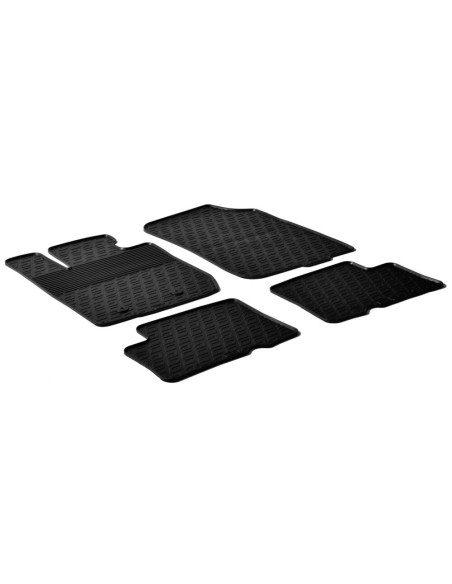 Set tappetini su misura gomma per DACIA Duster 2010 2017