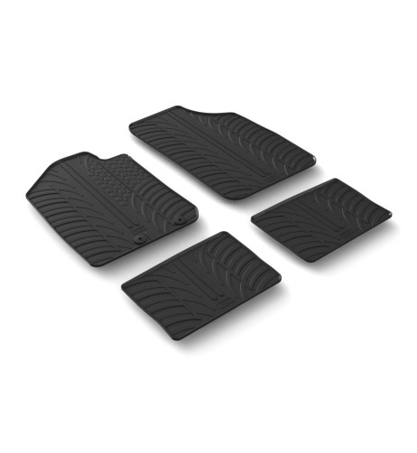 Set tappetini su misura gomma per Dacia Spring 2021 2024