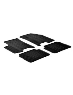Set tappetini su misura gomma profumati DAEWOO Kalos 2002 2008