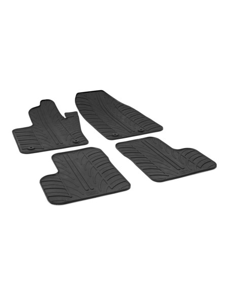 Set tappetini su misura gomma profumati Fiat 500X dal 2015