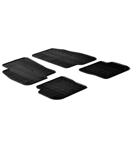 Set tappetini su misura gomma per Fiat Punto 3 5p 2008 2019