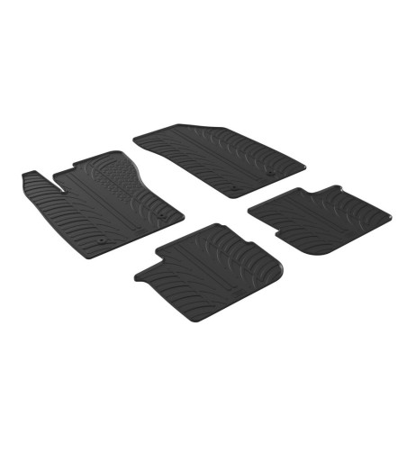 Set tappetini su misura gomma per Fiat Tipo 5p e SW dal 2016