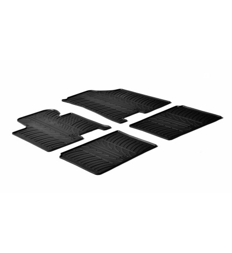 Set tappetini su misura gomma per HYUNDAI i40 dal 2011