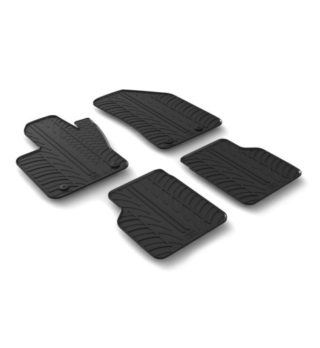 Set tappetini su misura gomma per Jeep Compass dal 2017