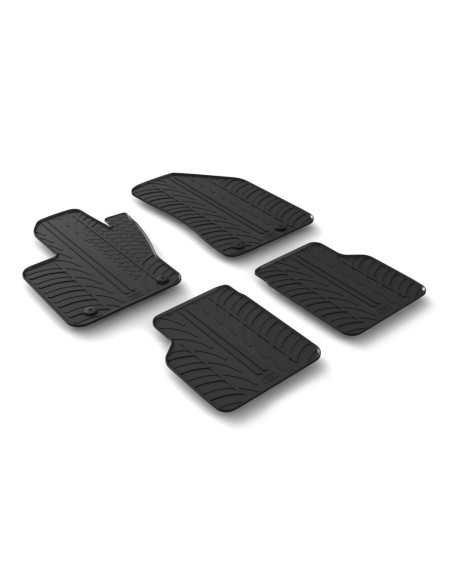 Set tappetini su misura gomma profumati Jeep Compass dal 2017