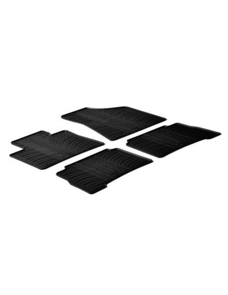 Set tappetini su misura gomma profumati KIA Sorento 2009 2012