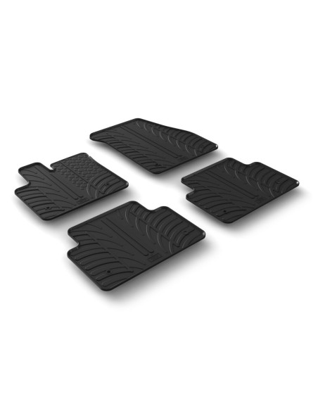 Set tappetini su misura gomma per Land Rover Evoque dal 2019