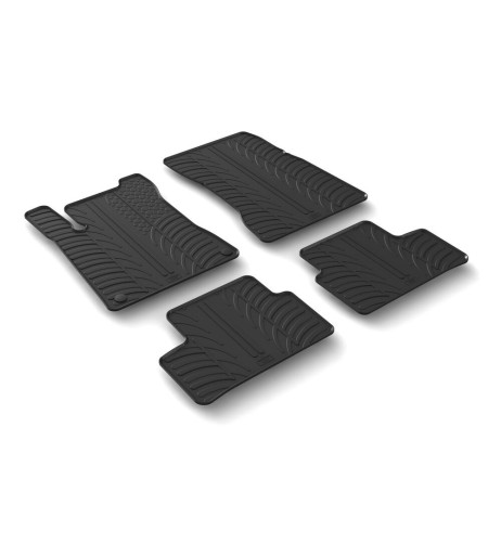Set tappetini su misura gomma per Mercedes CLA 4p dal 2019