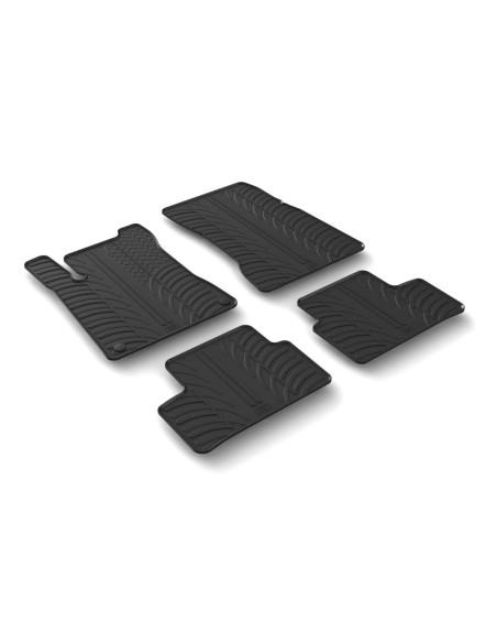 Set tappetini su misura gomma profumati Mercedes CLA 4p dal 2019