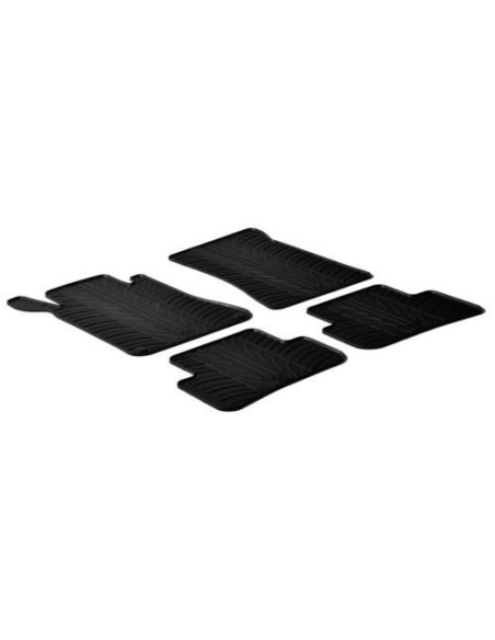 Set tappetini su misura gomma profumati MERCEDES Classe C 2000 2007