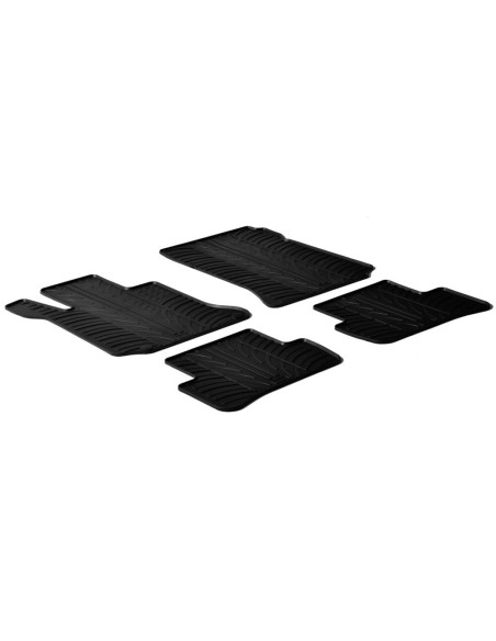 Set tappetini su misura gomma per MERCEDES Classe C 2007 2014