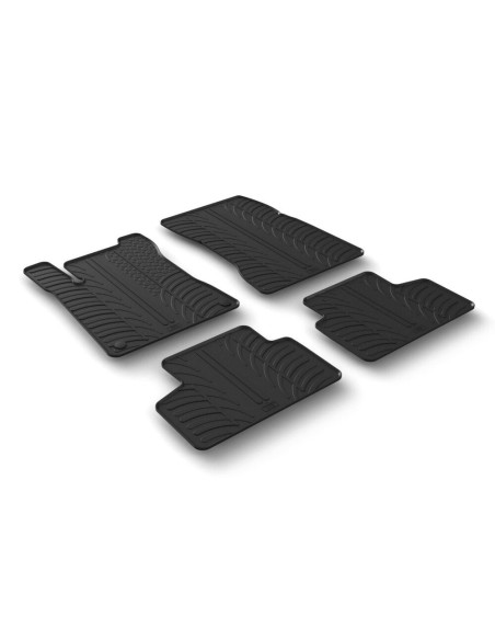 Set tappetini su misura gomma profumati Mercedes GLB dal 2019