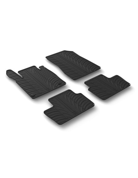 Set tappetini su misura gomma per Nissan Juke II dal 2019