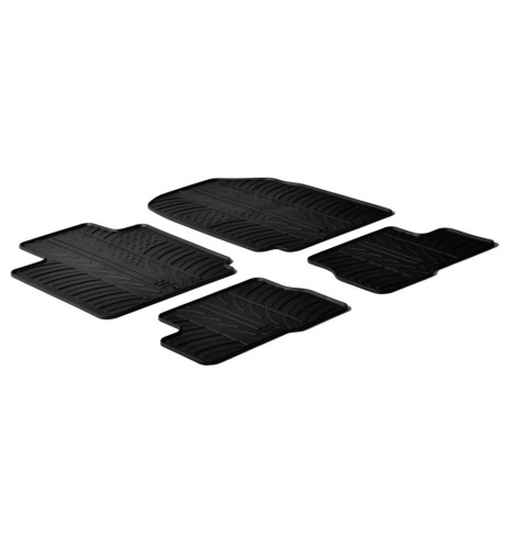 Set tappetini su misura gomma per NISSAN Micra 2003 2010