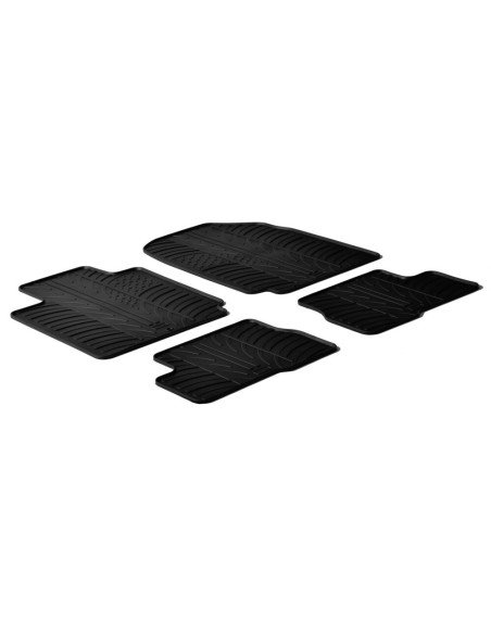 Set tappetini su misura gomma profumati NISSAN Micra 2003 2010