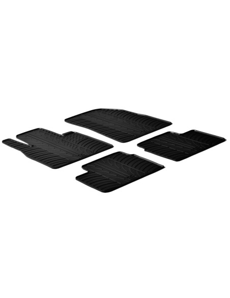 Set tappetini su misura gomma profumati NISSAN Micra 2010 2017
