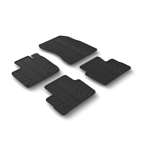 Set tappetini su misura gomma per Nissan Qashqai III dal 2021