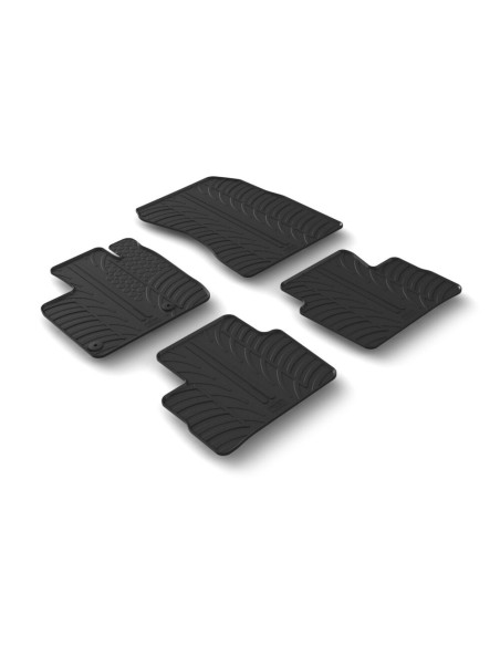 Set tappetini su misura gomma profumati Nissan Qashqai III dal 2021