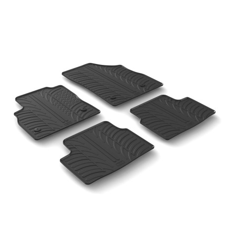 Set tappetini su misura gomma per Opel Astra K 2015 2021