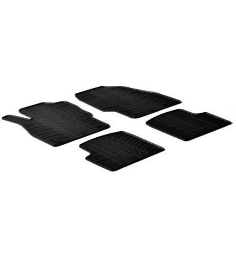 Set tappetini su misura gomma per OPEL Corsa D 3 5p 2006 2014