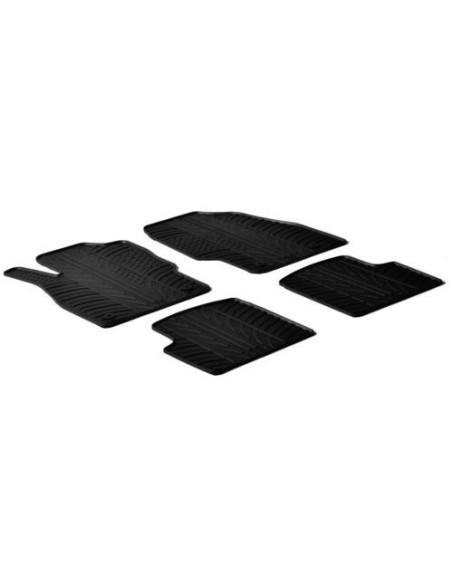 Set tappetini su misura gomma per OPEL Corsa D 3 5p 2006 2014