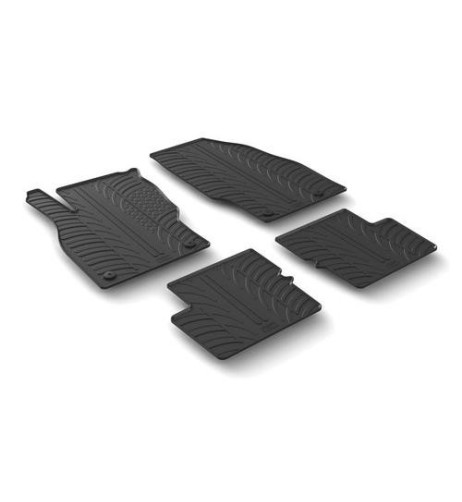 Set tappetini su misura gomma per Opel Corsa E 3 5p 2014 2019