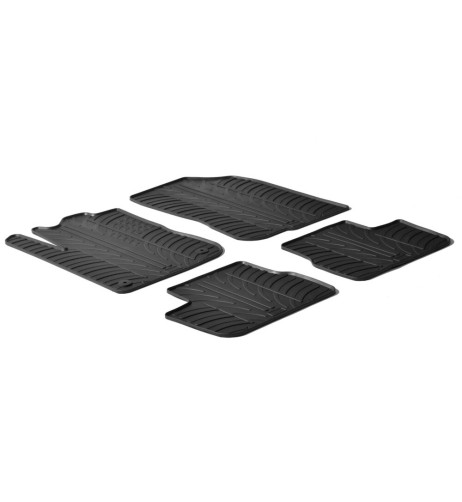 Set tappetini su misura gomma per Peugeot 208 2012 2019