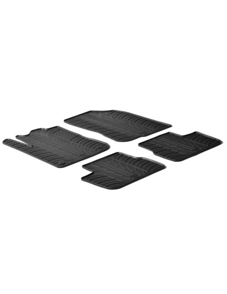 Set tappetini su misura gomma profumati Peugeot 208 2012 2019