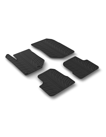 Set tappetini su misura gomma per Peugeot 208 dal 2019