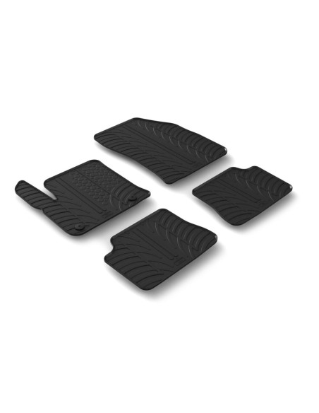 Set tappetini su misura gomma per Peugeot 208 II elettrica dal 2019