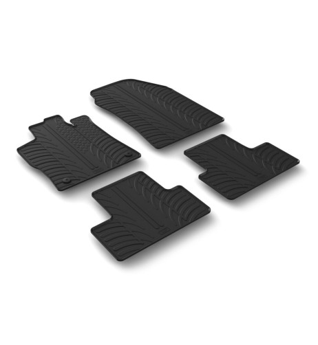 Set tappetini su misura gomma per Peugeot 308 III 5p dal 2021