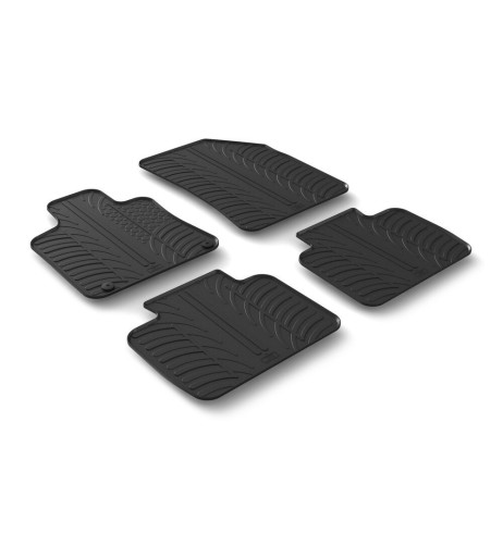 Set tappetini su misura gomma per Peugeot 508 II dal 2018