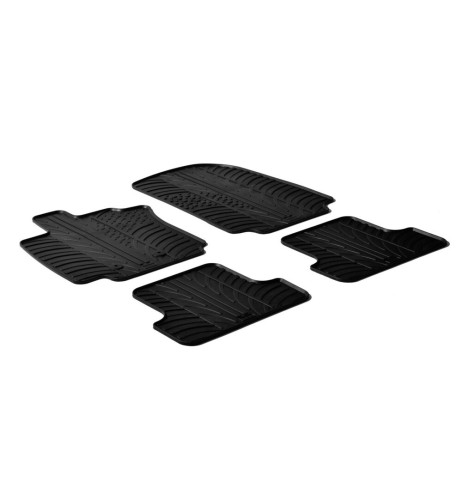 Set tappetini su misura gomma per RENAULT Clio III 2005 2013