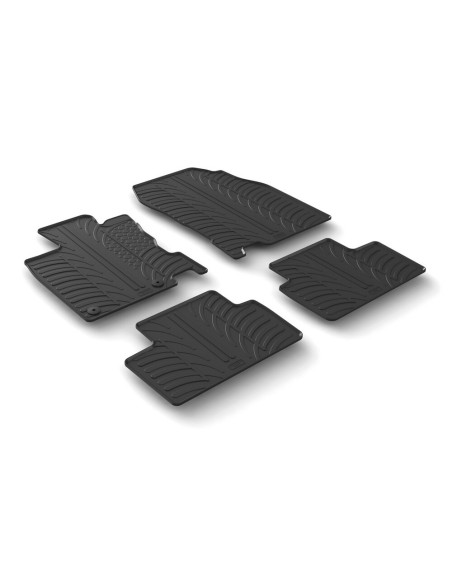 Set tappetini su misura gomma per Renault Kadjar dal 2015