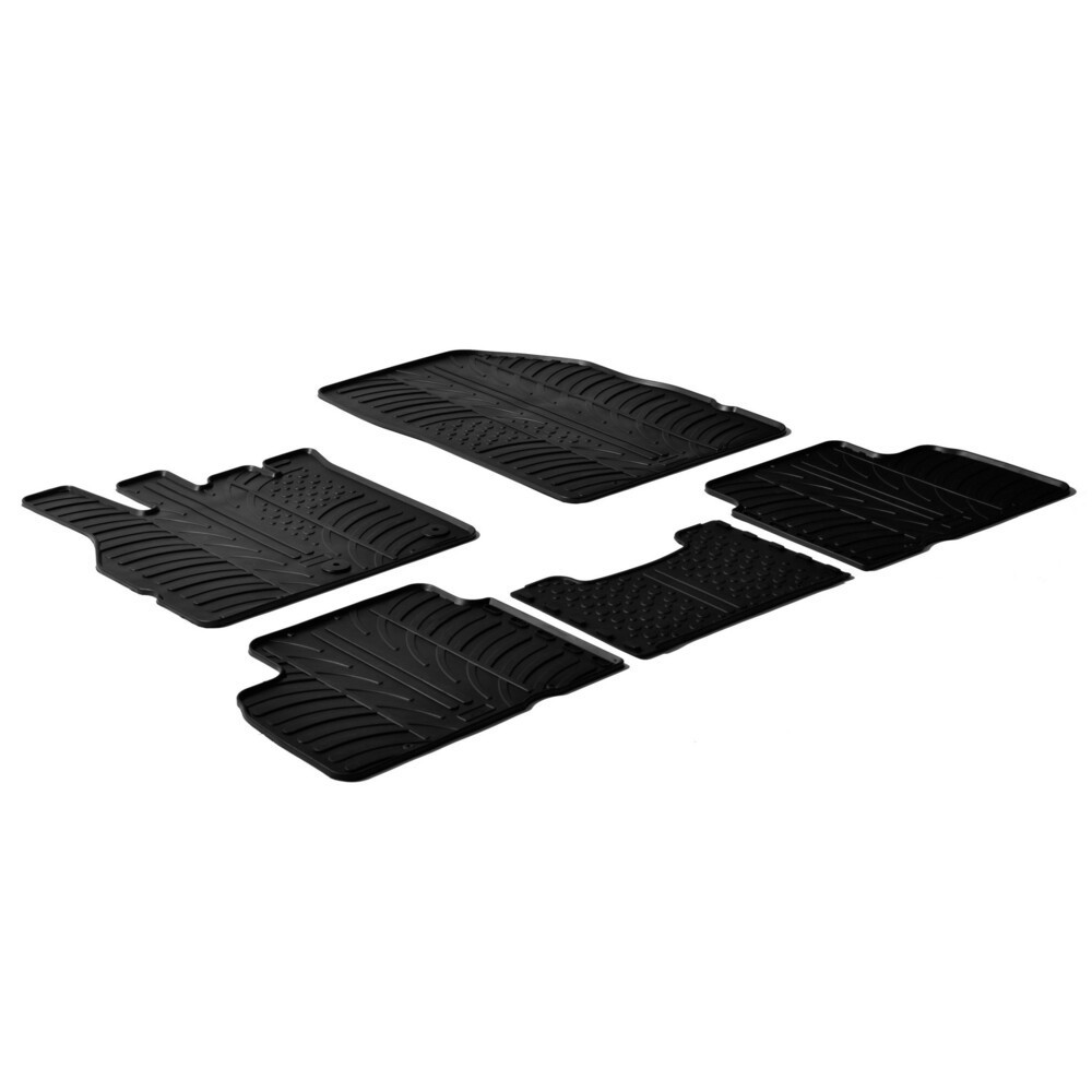 Frogum Tappetini Auto In Gomma Su Misura Per Renault Scenic III (dal 2009) - Antiscivolo, Facili Da Pulire, Colore Nero