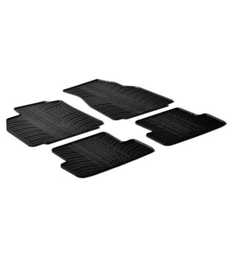 Set tappetini su misura gomma per RENAULT Thalia 2008 2014