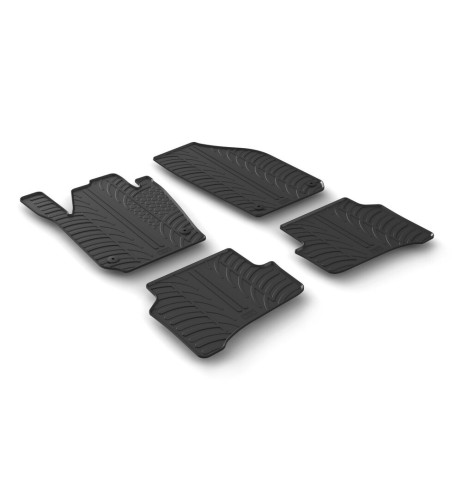 Set tappetini su misura gomma per Skoda Fabia III 5p Wagon 2015 2021