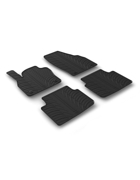 Set tappetini su misura gomma profumati Skoda Kamiq dal 2019